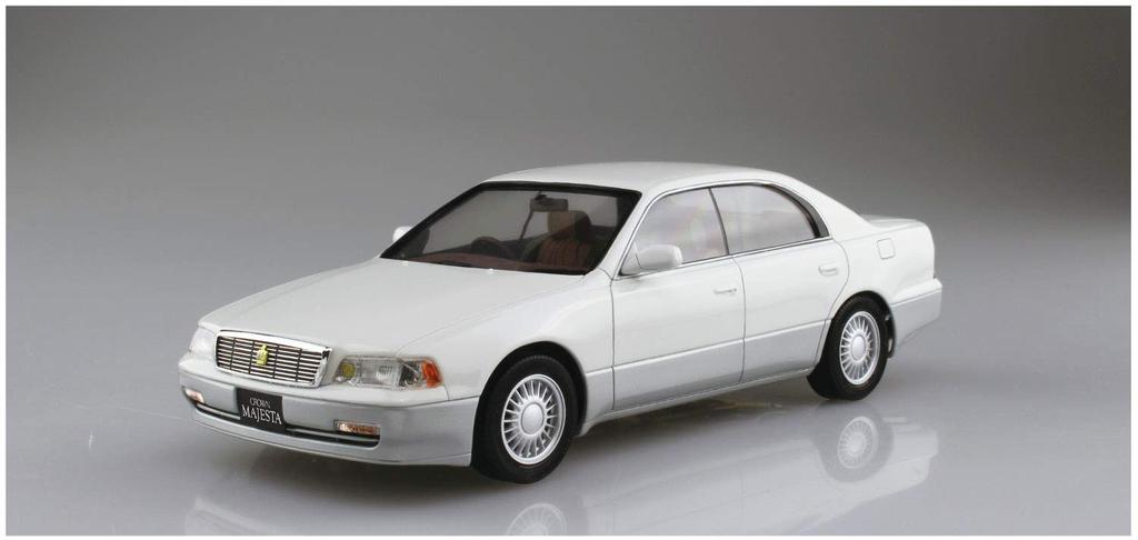 Aoshima Bunka Kyozaisha Модель автомобиля серии Toyota UZS141 Crown Majesta C Type 1991, пластиковая модель 1/24 № 114