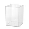 Deli Minimalist Transparent Square Pen Holder