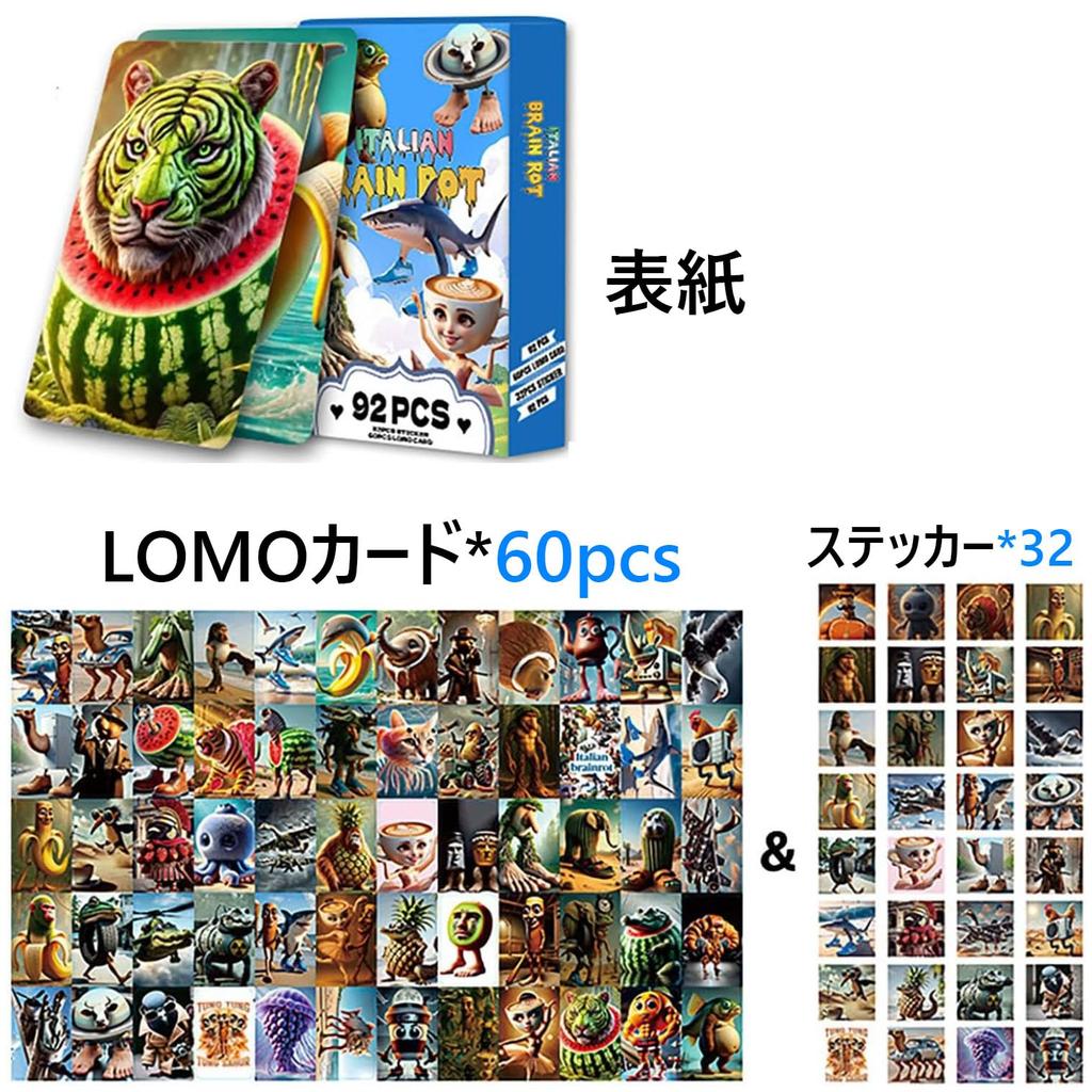 Карточки Lomo Tuntuntunsaful, 60 коллекционных карточек + 32 наклейки, Хранение, Памятные карточки, Мерч в стиле Моэ, Подарок на день рождения ребенку [Параллельный импорт]