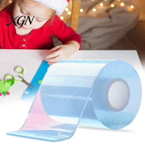Kids Party Craft Supplies Nano Tape Bubble Kit with Glitter Beads DIY Stress Relief Toy Set Accessories for Adults Creative Making Favors Relaxation