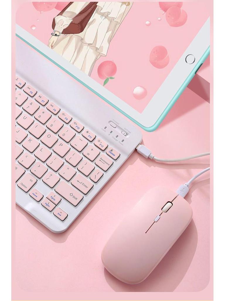 Wireless Bluetooth Keyboard & Mouse for iPad, Android, Huawei, Honor, Lenovo Tablets & Phones