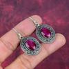 Рубиновые серьги, драгоценные камни, серьги ручной работы из цельного серебра 925 пробы, ювелирные изделия последнего дизайна