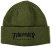 Thrasher Шапка бини с логотипом MAG, Размер свободный, Цвет хаки (THR-N01)