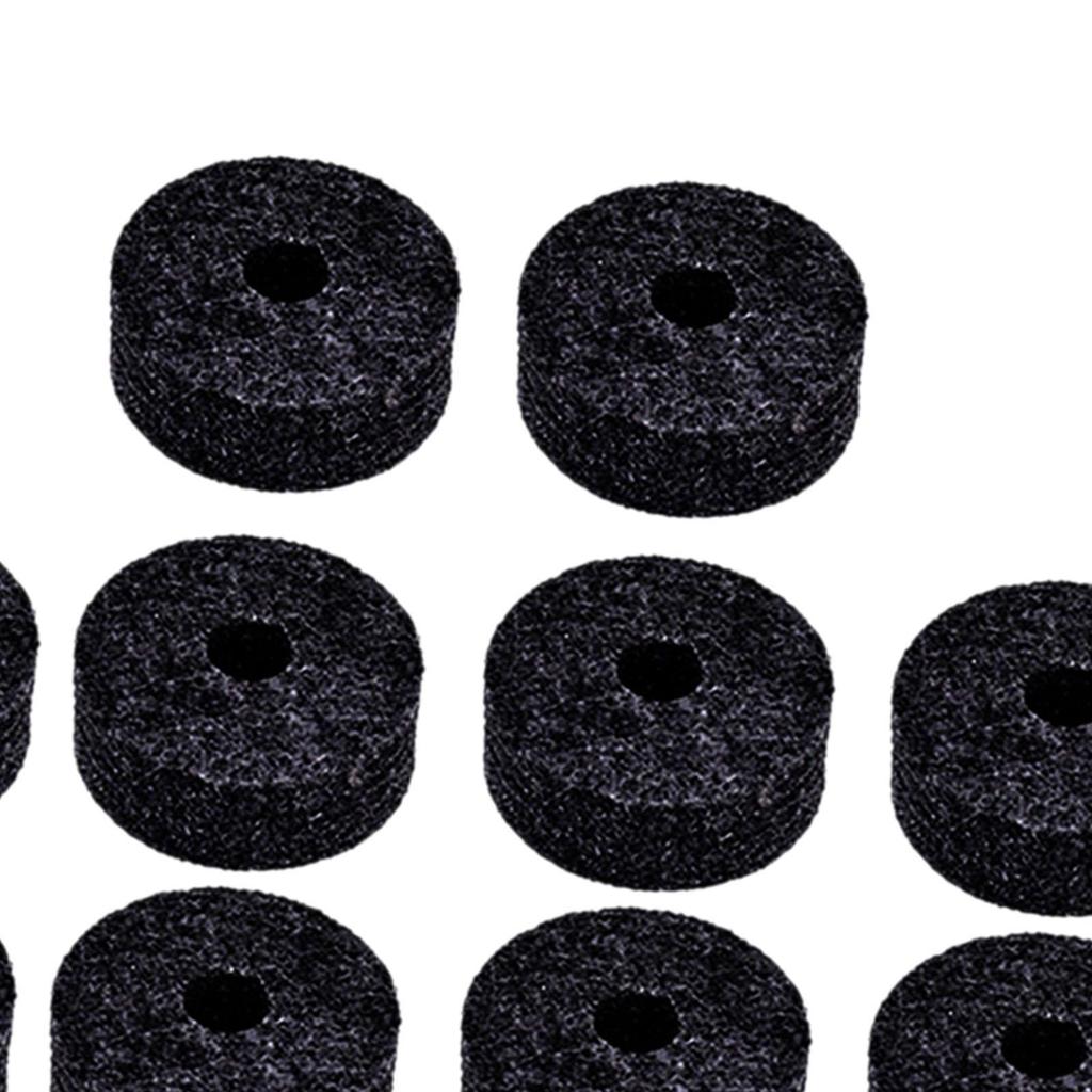 10x Cymbal Stand Felts Percussion Instrument Hi Hat Clutch Felts Replacement