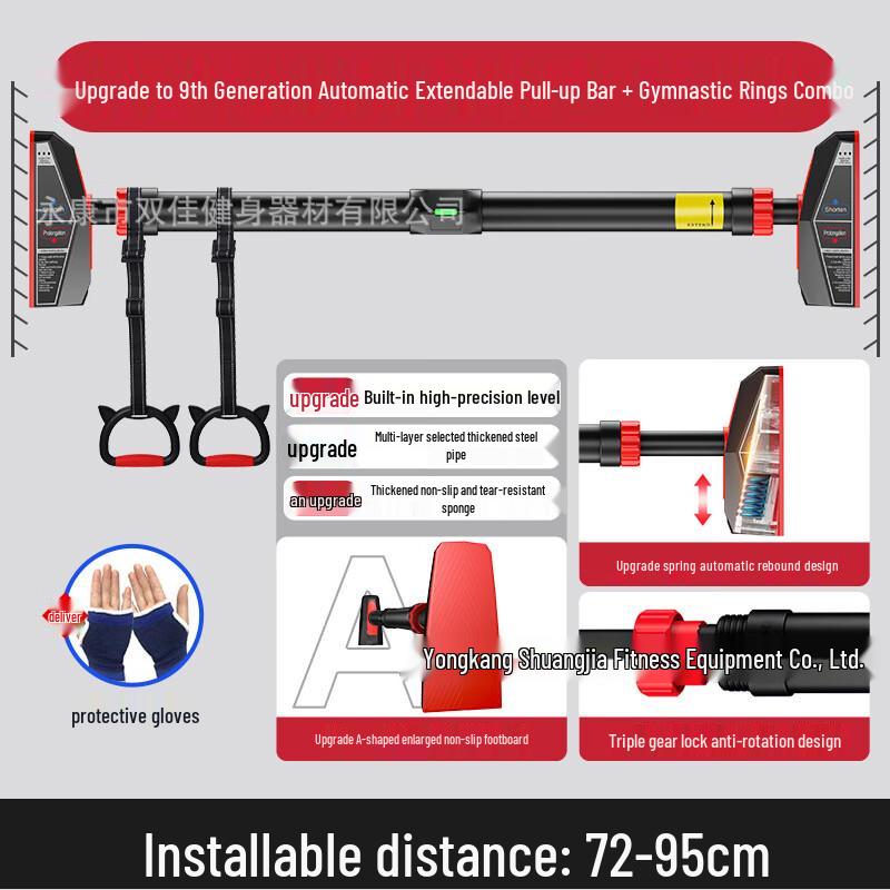Longzhan No-Drill Indoor Pull-up Bar