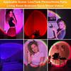 16 RGB Радуга Атмосфера Закат Проектор Лампа Ночной Светильник Закат Свет для Украшения Спальни Фон Стены Tiktok Same