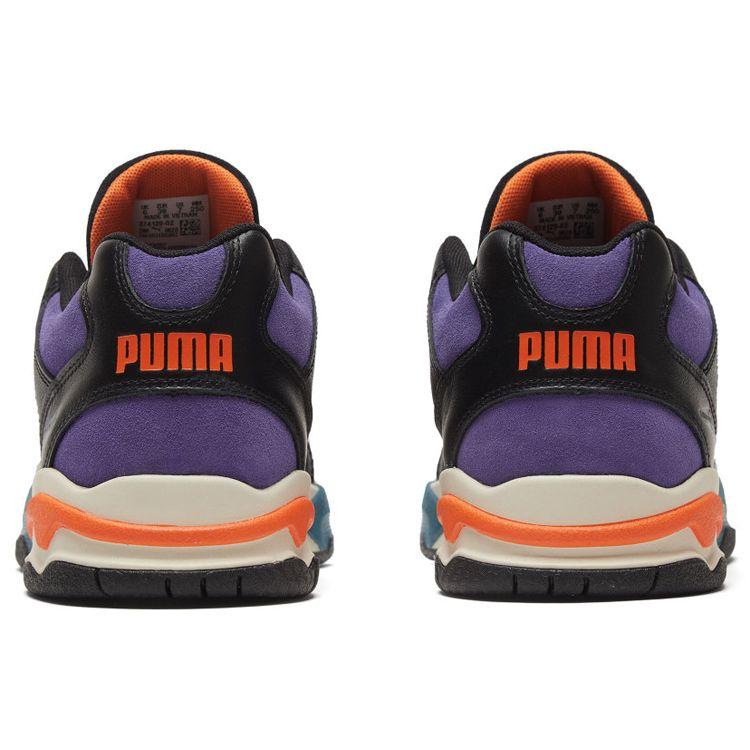 Puma Performer Винтажные кожаные кроссовки на шнуровке с низким верхом, в стиле «папиных кроссовок», унисекс, серые, черные, синие 374129-02