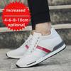 Мужские 8 см дышащие повседневные летние сетчатые кроссовки, увеличивающие рост