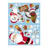 2/4 Pcs Christmas Stickers Santa Claus Snowflake Reindeer Xmas Decals Waterproof Festive Decor Stickers for Windows Glass