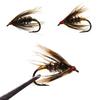 6 ШТ. 12# Павлиний Софт Хакл Медная Проволока Мокрая Муха Нимфа Ребро Искусственные Приманки Форель Окунь Голавль Рыболовные Приманки