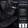 12V Heated Plush Car Seat Cushion - Winter Warmth for Front and Rear Seats