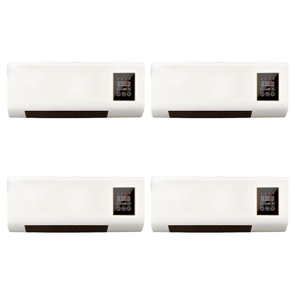 Электрический обогреватель 2-в-1 Кондиционер Умный обогреватель с постоянной температурой Настенный кондиционер с пультом дистанционного управления 1800 Вт