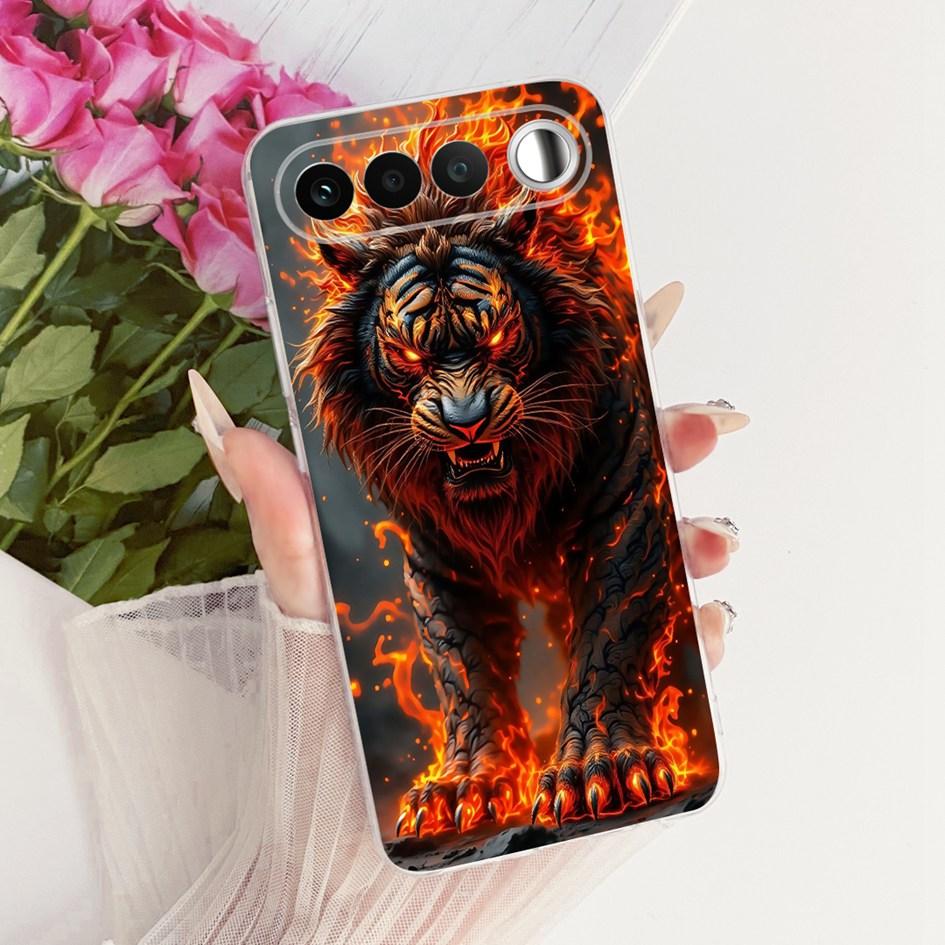 Чехол для Realme 16 5G 2026 Милый Мультяшный Рисунок Мягкий Прозрачный Силикон Ударопрочный Тонкий Чехол-Оболочка для Телефона Realme16 RMX5171