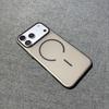 Мягкий песок тонкое кольцо магнитный чехол для мобильного телефона Apple 17ProMax матовая ультратонкая кожа iphone15/14/16 жесткий чехол