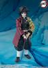 TAMASHII NATIONS Demon Kimetsu no Yaiba Giyu Tomioka 150mm PVC ABS Painted Action Figure S.H.Figuarts Slayer Approx. &