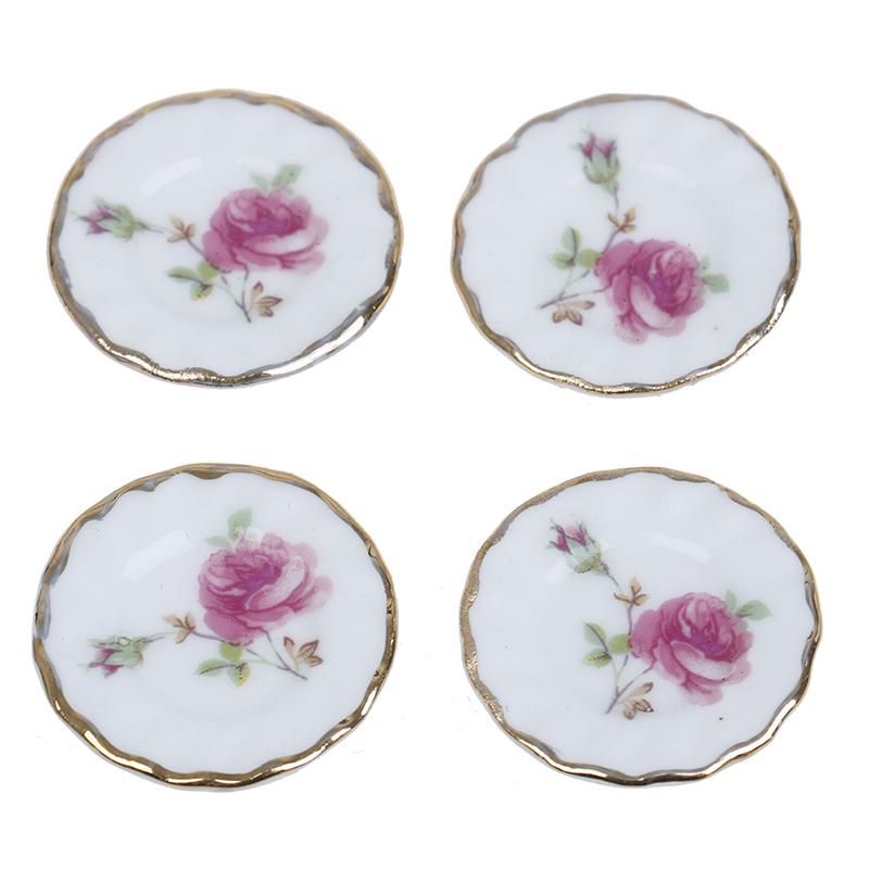 15 шт. 1:12 Кукольный домик миниатюрная посуда фарфор керамика набор кофейных чайных чашек