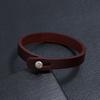 Retro Ethnic Style Handmade Genuine Leather Wristband Cowhide Bracelet Men Internet Famous Personalized Versatile Luxury Jewelry