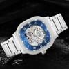 Square Dial Men Mechanical Watches Waterproof Automatic Skeleton Watch Luminous Man Business Wristwatch