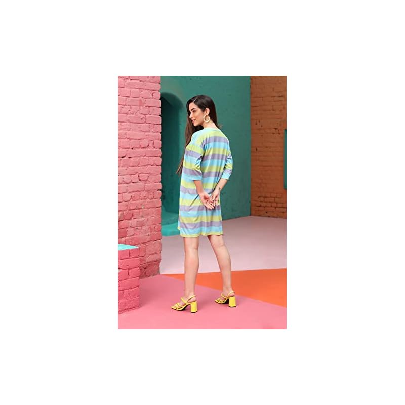 Leriya Fashion Западные платья для женщин | Короткое платье А-силуэта для девочек (Маленький, & )