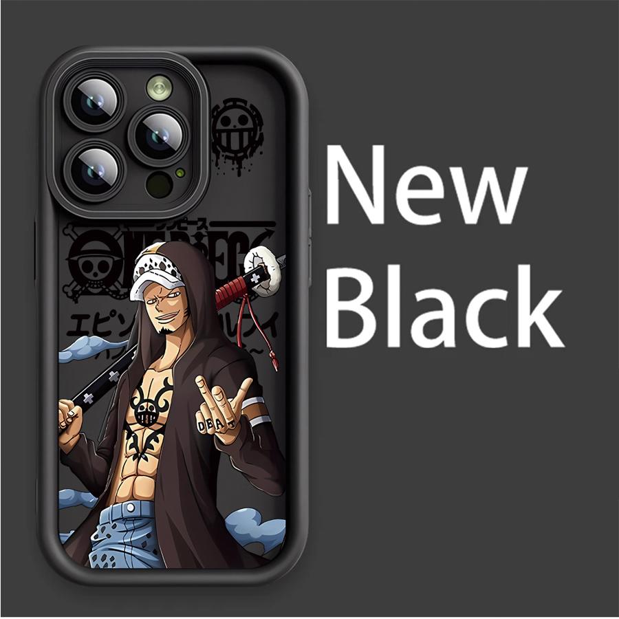 Мягкий чехол для iPhone 15Pro 13Pro 11 14+ 12 13 16 Pro Max 15 Plus 14 16e 16+ One Piece Law