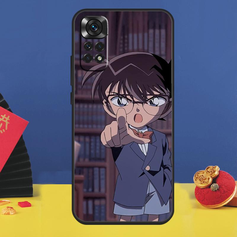 Чехол Детектив Конан для Xiaomi Redmi Note 11 10 12 8 9 Pro 8T 9S 10S 11S Redmi 10 10A 10C 9 12C 9C