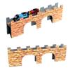 Gift Great Wall Bridge Wooden Track Scene Accessories Suitable for Wooden Train Track Toys for Boys and Girls