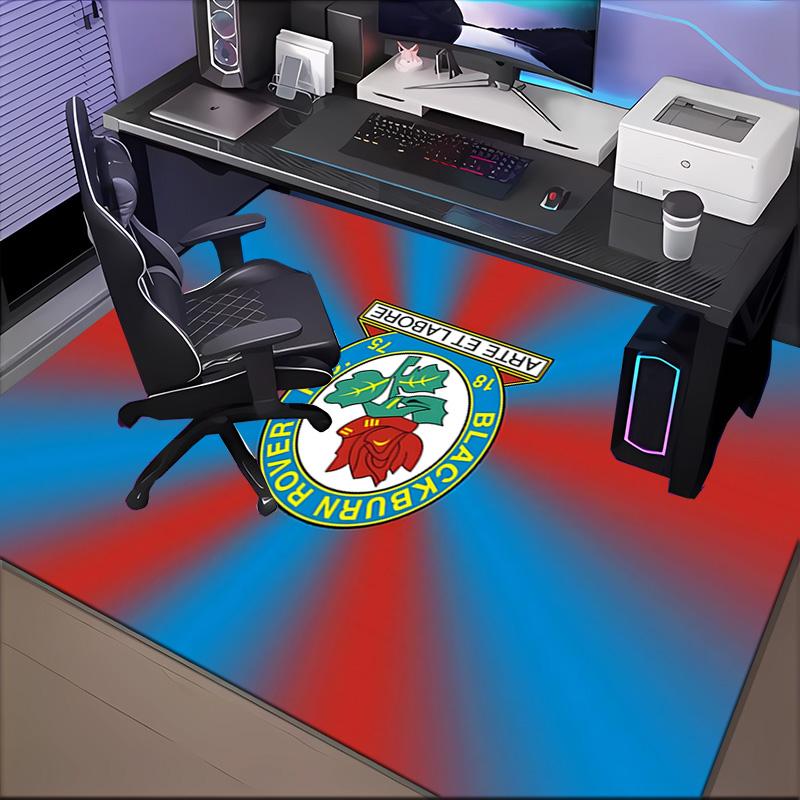 Футбольный клуб Rovers Crest Печатный офисный коврик Подушка для кресла Коврик для прихожей, Ковры для гостиной, спальни Рождественские подарки