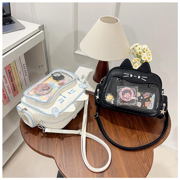 Пряная Девушка Меха Мяу Итабаг: Милый, Универсальный Колледж Рюкзак на Плечо и Кроссбоди