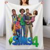 Плед The Sims 4 Родительство Многоцелевой Мягкий Теплый Плед для Дома Путешествий