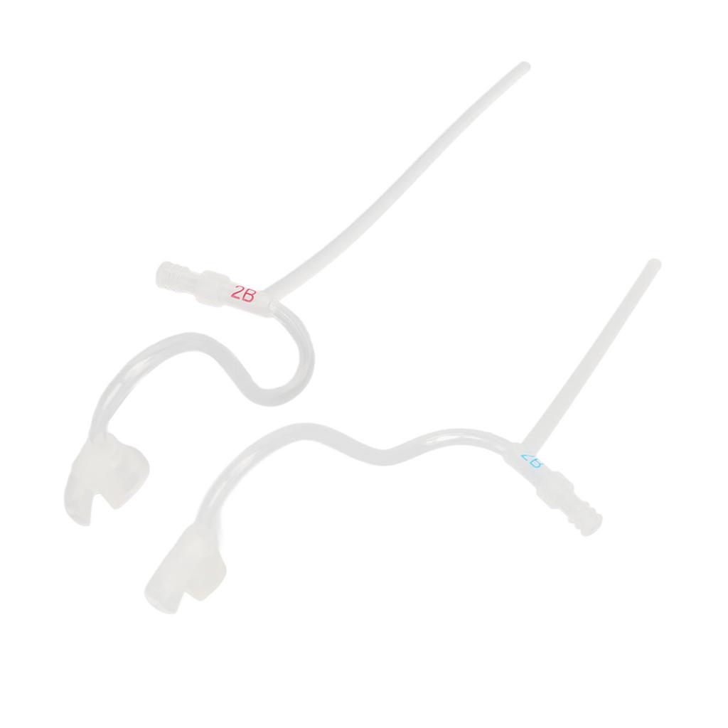 10 шт., звуковая трубка для слухового аппарата, увеличение звука, компактная пластиковая сменная тонкая звуковая трубка