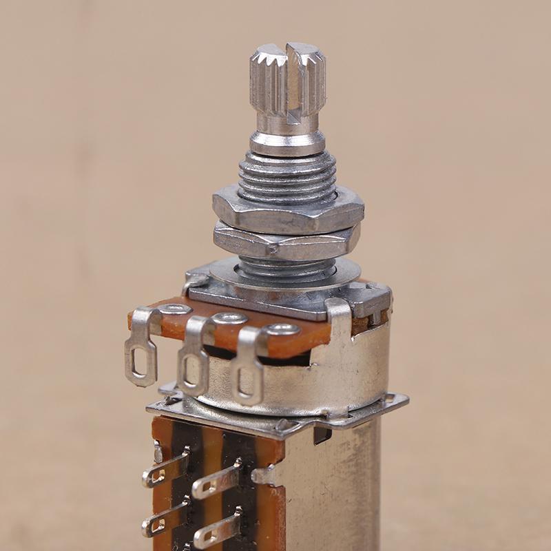 1 шт. Гитарный потенциометр Push-Pull(Горшок) Для электрогитары, бас-гитары A/B 25K/50K/250K/500K Потенциометры управления, запчасти