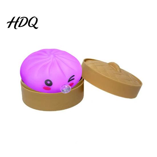Decompression Sensory Toy Cartoon Expression Bubble Dumpling Stress Relief Steamed Bun Portable Reliever Squeeze Fidget Hand Relaxation Tool