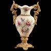 American Retro Ceramic Floor Vase, Butterfly & Flower Design