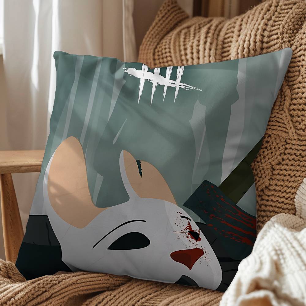 Трикстер Dead by Daylight Ловушка Наволочка Диван Гостиная Спальня Изголовье Спинка Подушка Квадратная Подушка Время для Сна