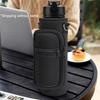 1000ML Water Bottle Sleeve Mobile Phone Pouch Neoprene Water Bottle Holder Pouch with Adjustable Strap Water Bottle Carrier Bag