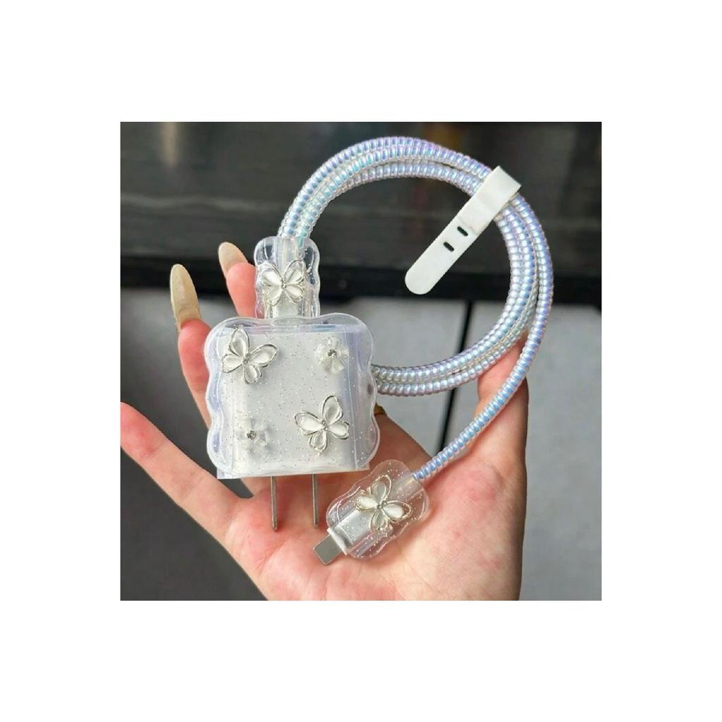 Чехол для зарядного устройства, совместимый с Iphone 18 Вт/20 Вт, защита зарядного кабеля, набор из 4 защитных чехлов для зарядки