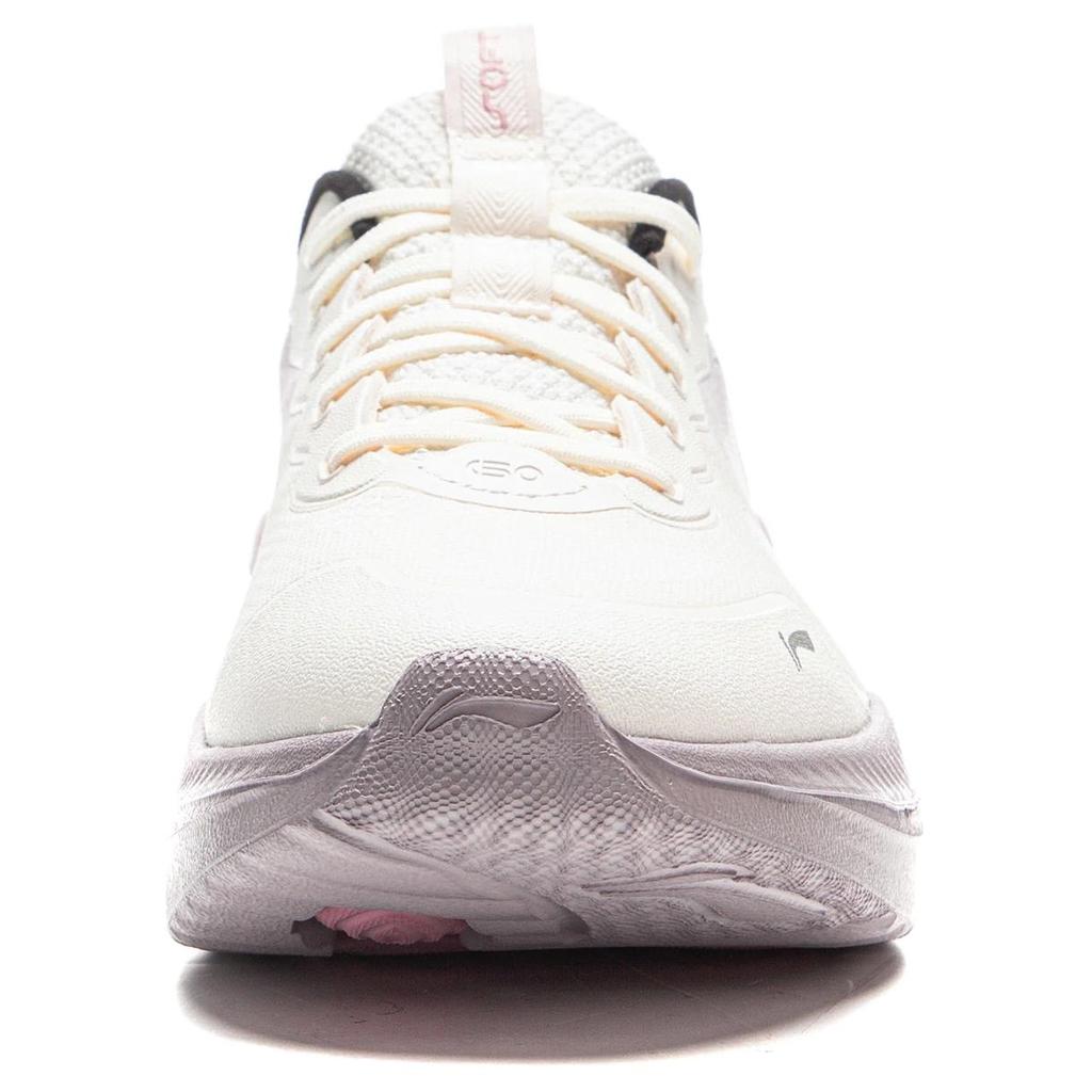 Li Ning Soft Go 2 Wms Simple Retro Shock Absorbing Lightweight Low Top Casual Shoes Women Sneakers AGLV064-1