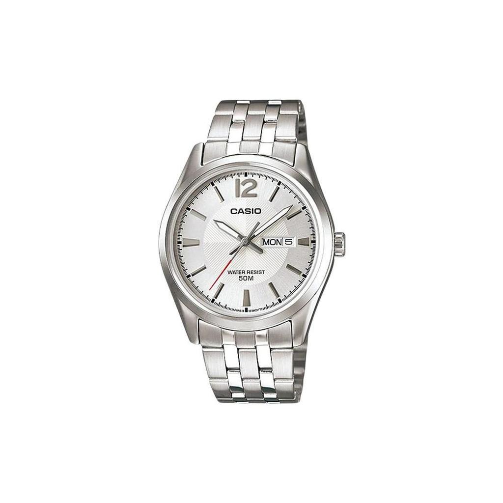 Casio Мужские часы стандартной серии 38 мм Серебристые MTP-1335D-7A MTP-1335D-7A