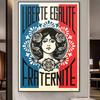 Творите искусство, а не войну, цитата о мире Картина Шепарда Фейри Настенная печать на холсте Ретро-постер для подарка Гостиная Домашний декор Cuadros