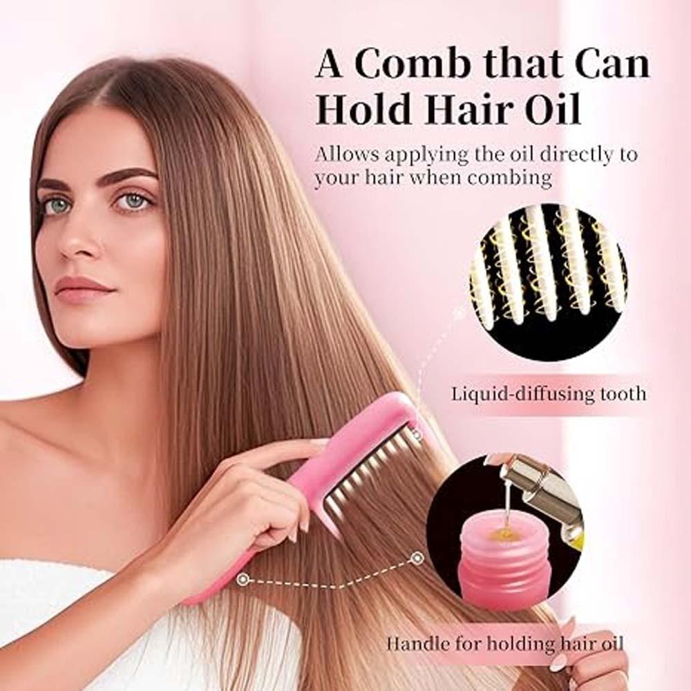 Мини-портативный аппликатор для ухода за волосами, многофункциональная массажная расческа-дозатор, для домашнего использования