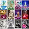 5d Diy Diamond Painting Buddha Home Decor Embroidery Mosaic Lotus Religion Diamond Art