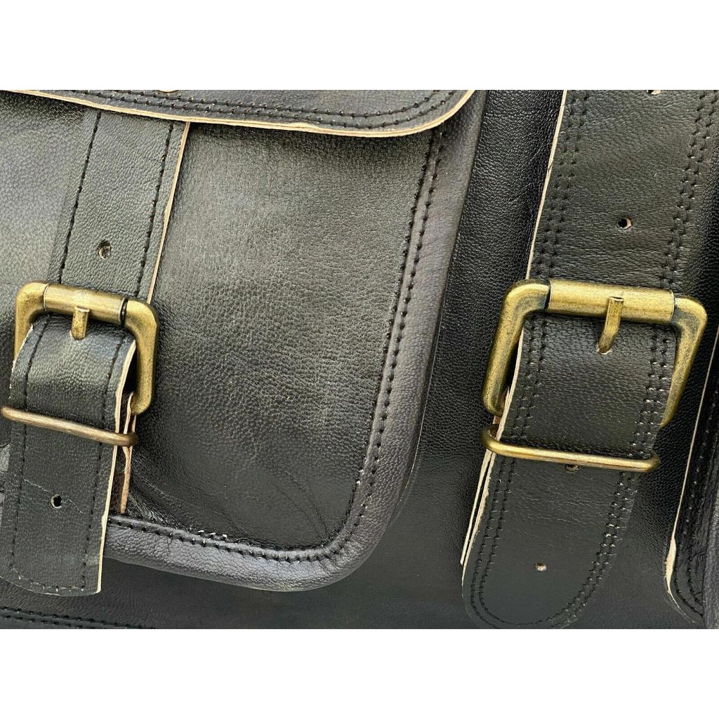 Leather Shoulder Satchel Laptop Bag Messenger (Handmade Bag) Men Vintage