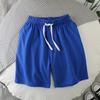 2022 Summer Men's Loose Trendy Solid Color Three-Quarter Beach Shorts