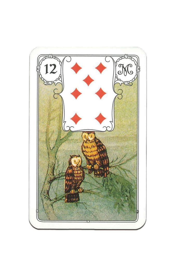 Nichiyu Ленорман Гадание 36 Карт Прямой Импорт от Blue Включает Японский самый стандартный синий цвет в Картах Совы, [Аутентичный,