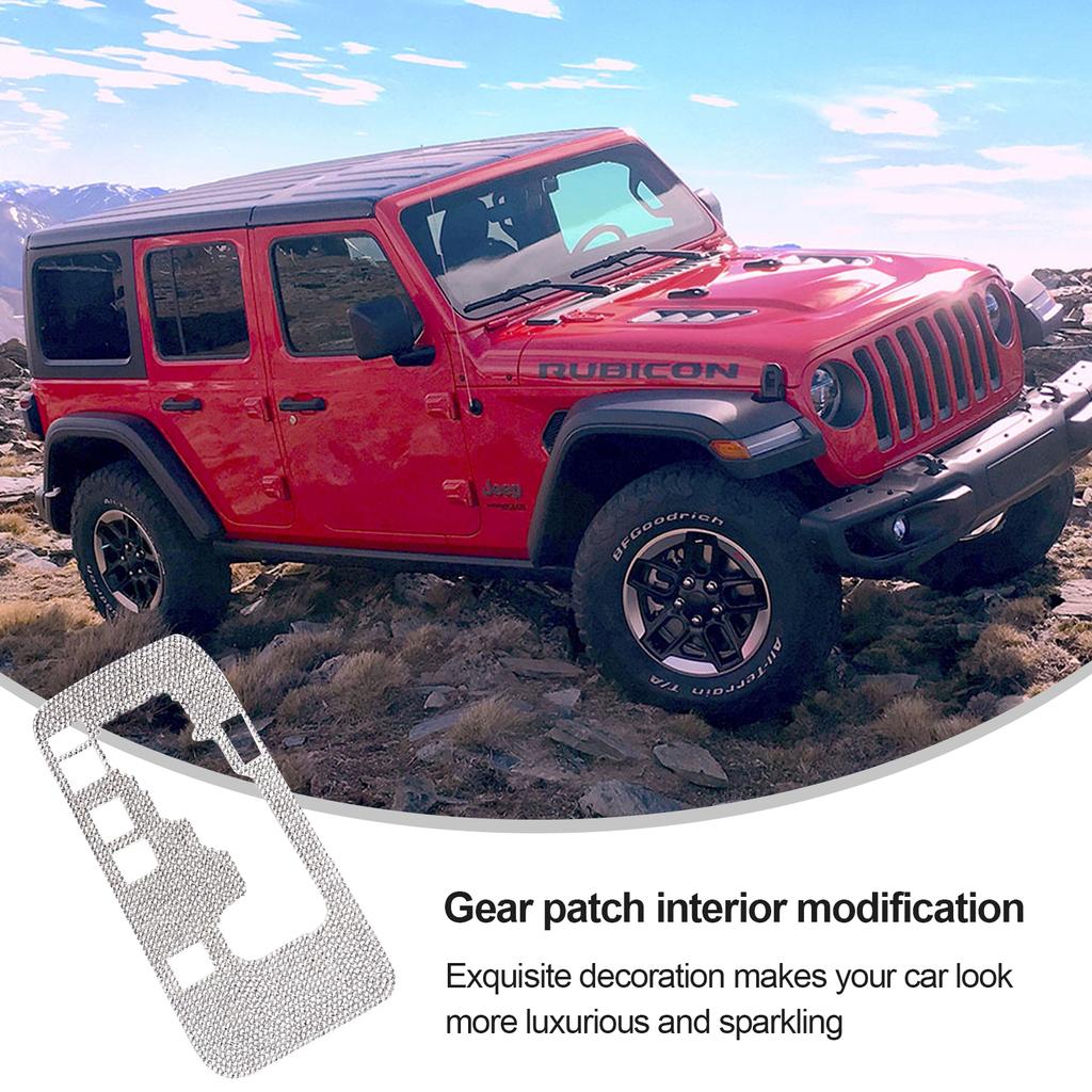 Яркая наклейка на коробку переключения передач, крышка панели для Jeep Wrangler JK JKU 2012-2018, Стайлинг автомобиля, украшение интерьера