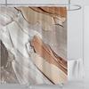 3D печать абстрактный линейный стиль акварельный набор штор для душа водонепроницаемый полиэстер занавеска для ванной украшение для дома с крючками