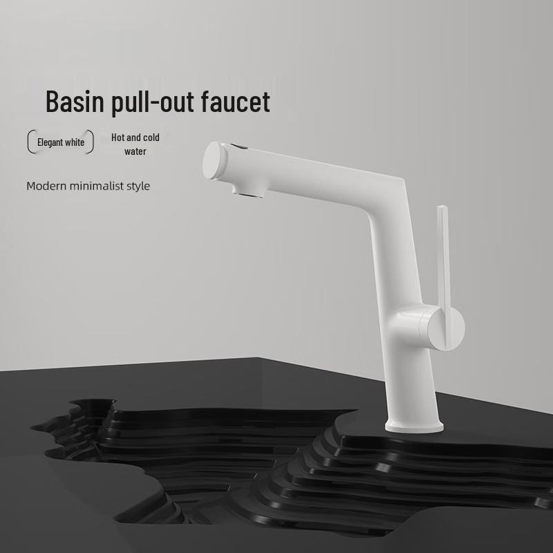 Versatile Pull-Out Kitchen and Bathroom Faucet