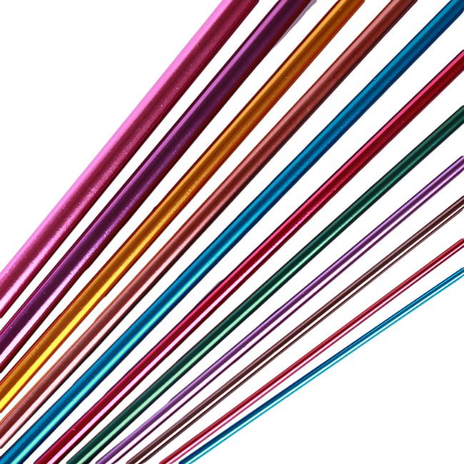 Крючки для вязания, 11 упаковок, разнообразные тунисские афганские алюминиевые спицы, набор инструментов для вязания крючком с капюшоном