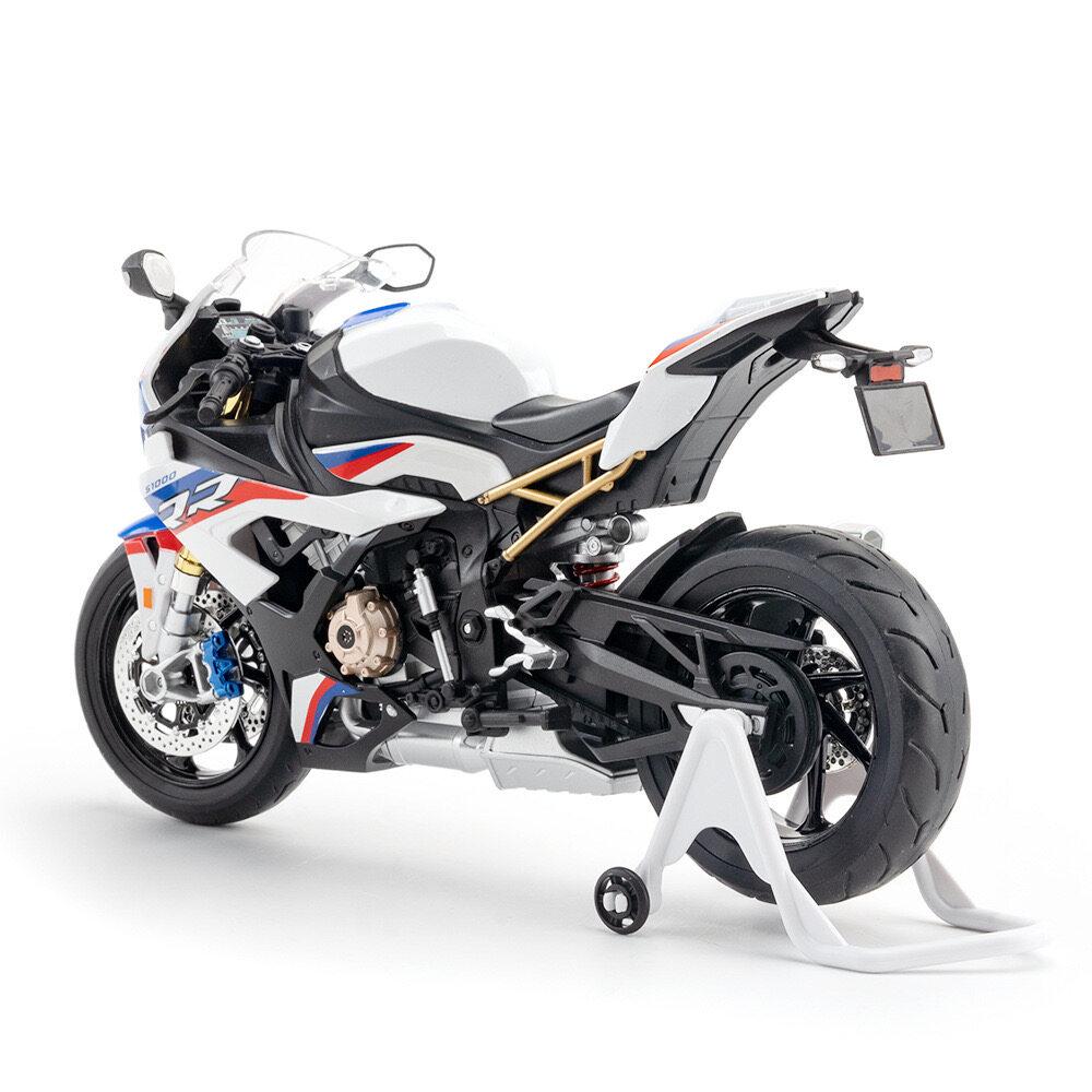 Масштаб 1/9 S1000RR, модель мотоцикла из сплава, литая под давлением машина, звуковой свет, коллекция для любителей автомобилей, детский подарок на день рождения, металлические игрушки для мальчиков
