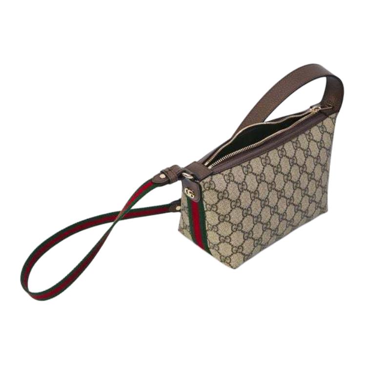 Gucci Ophidia Small Shoulder Bag GG Supreme Web Stripe 838477-FAE0P-9746